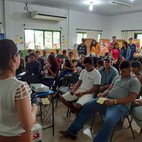 Palestra com a enfermeira Aline Gonsalves 