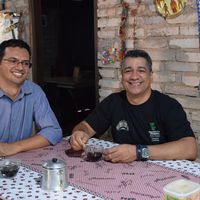 Café da manhã na cozinha da casa onde vive Dom Pedro Casaldáliga 